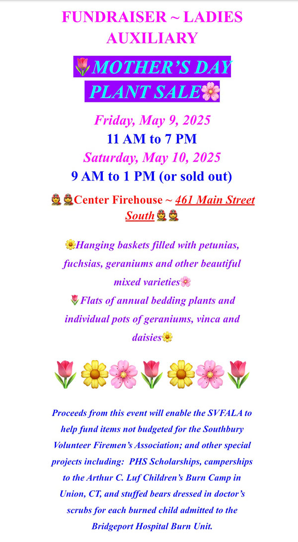 plant sale flyer