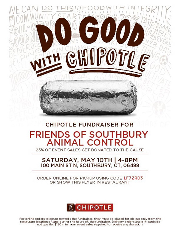 chipotle fundraiser flyer