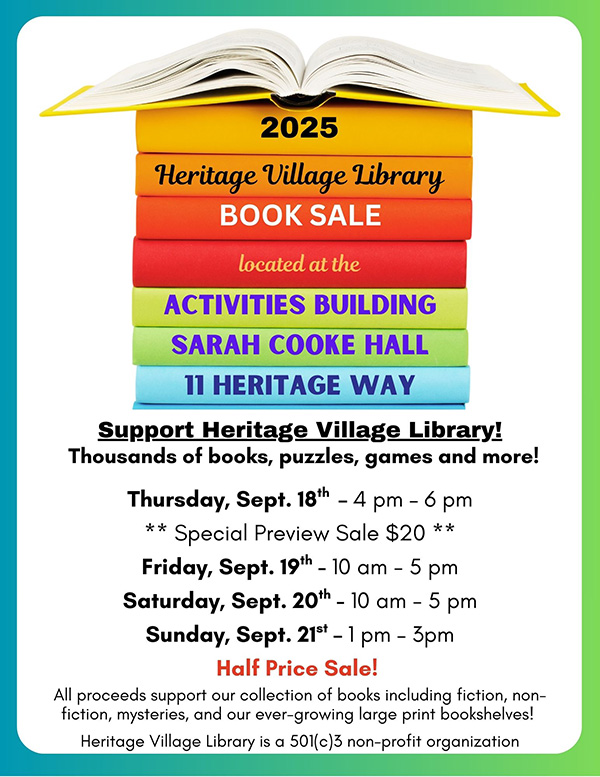 book sale flyer