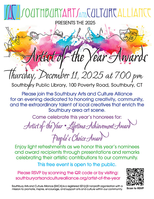 artist of the year award ceremony flyer