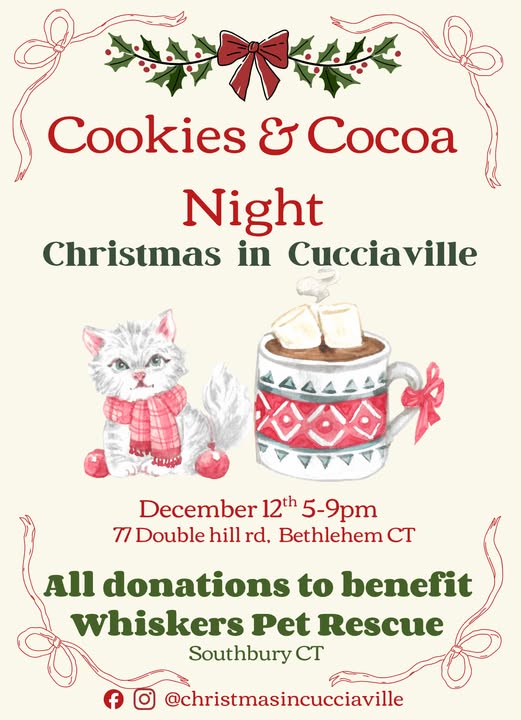 cookies an cocoa night flyer