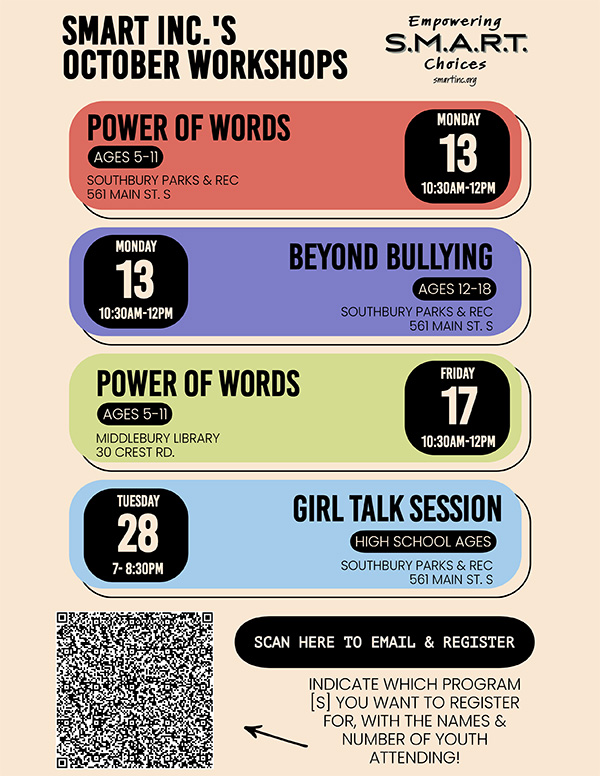 SMART workshops flyer