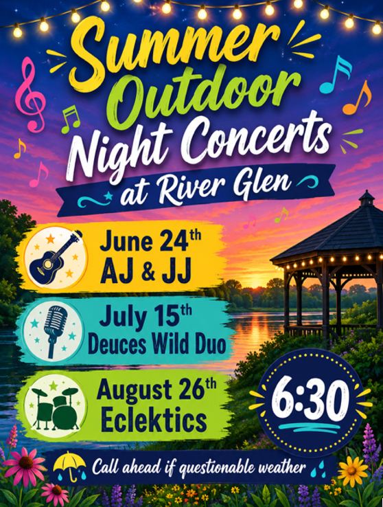 summer concerts flyer