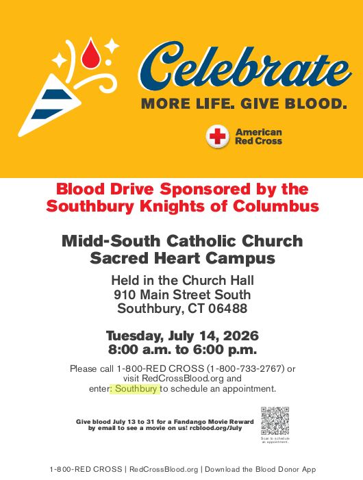 blood drive flyer