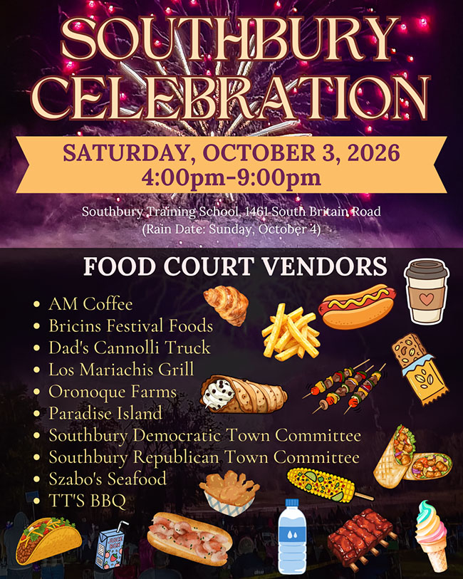 food vendors list flyer