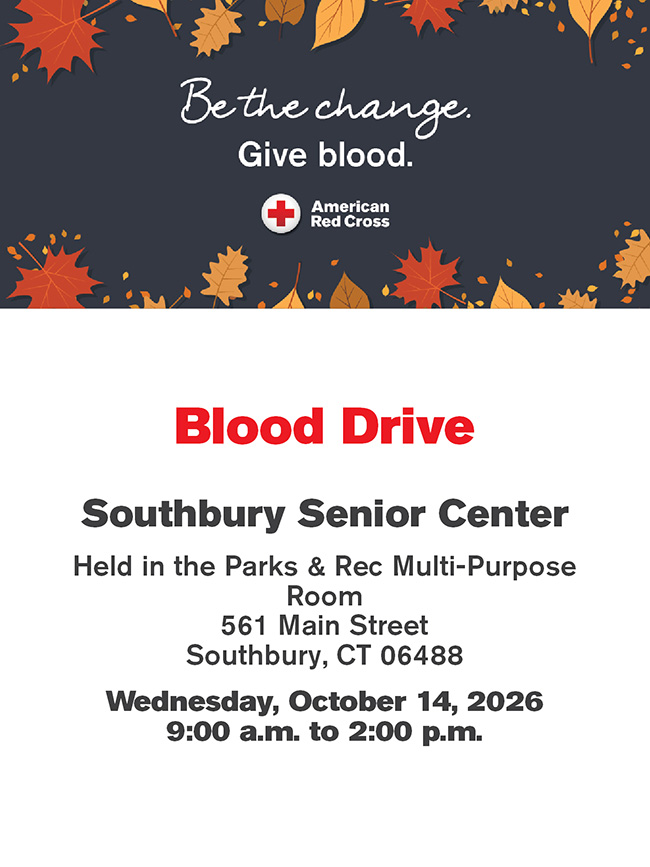 Blood drive flyer