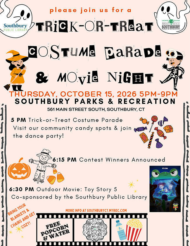 fall fest movie night flyer