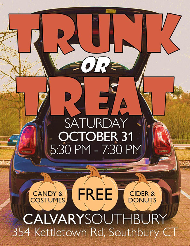 trunk or treat flyer