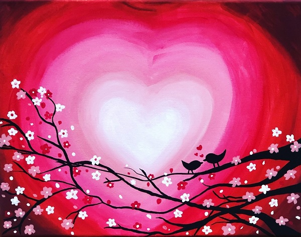 love birds painting