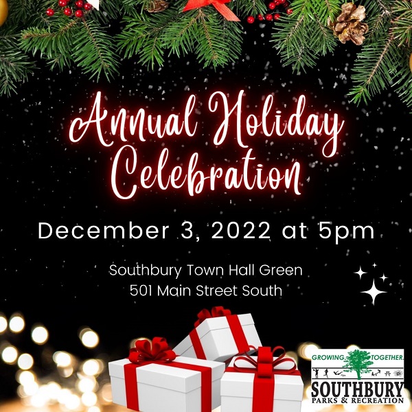 holiday celebration flyer