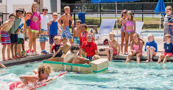 cardboard boat race