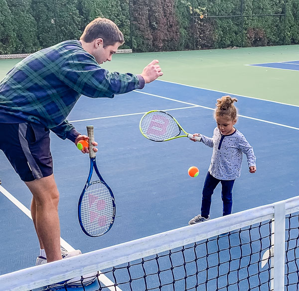 tennis lesson