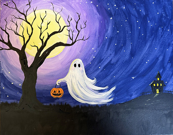 halloween painting