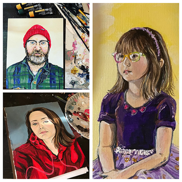 portrait paintings