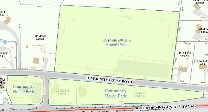 GIS map of Community House Park