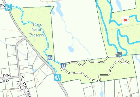 GIS map of Ivers Preserve