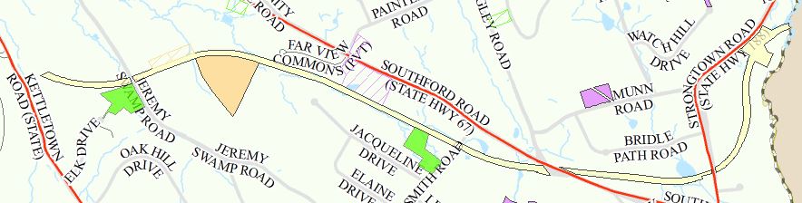 GIS map of Larkin State Bridle Trail