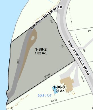 GIS map of Town Boat Launch