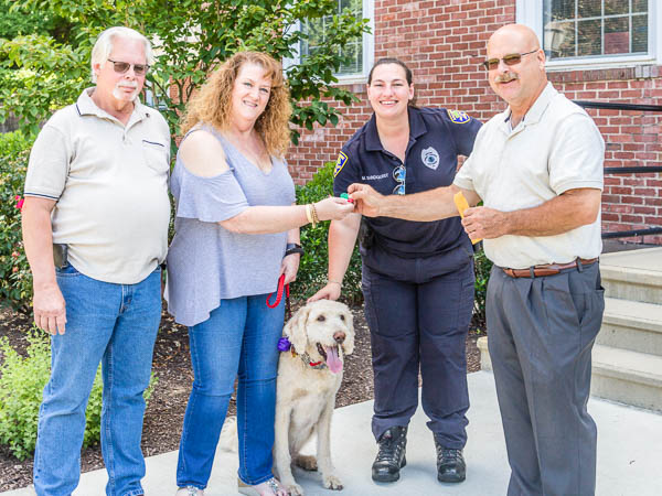 dog awarded #1 tag